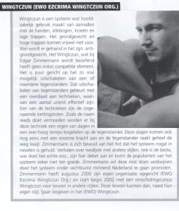 WingTczun Artikel Dezember 2001